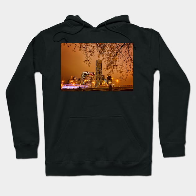 Dusk In Melbourne Hoodie by Design A Studios